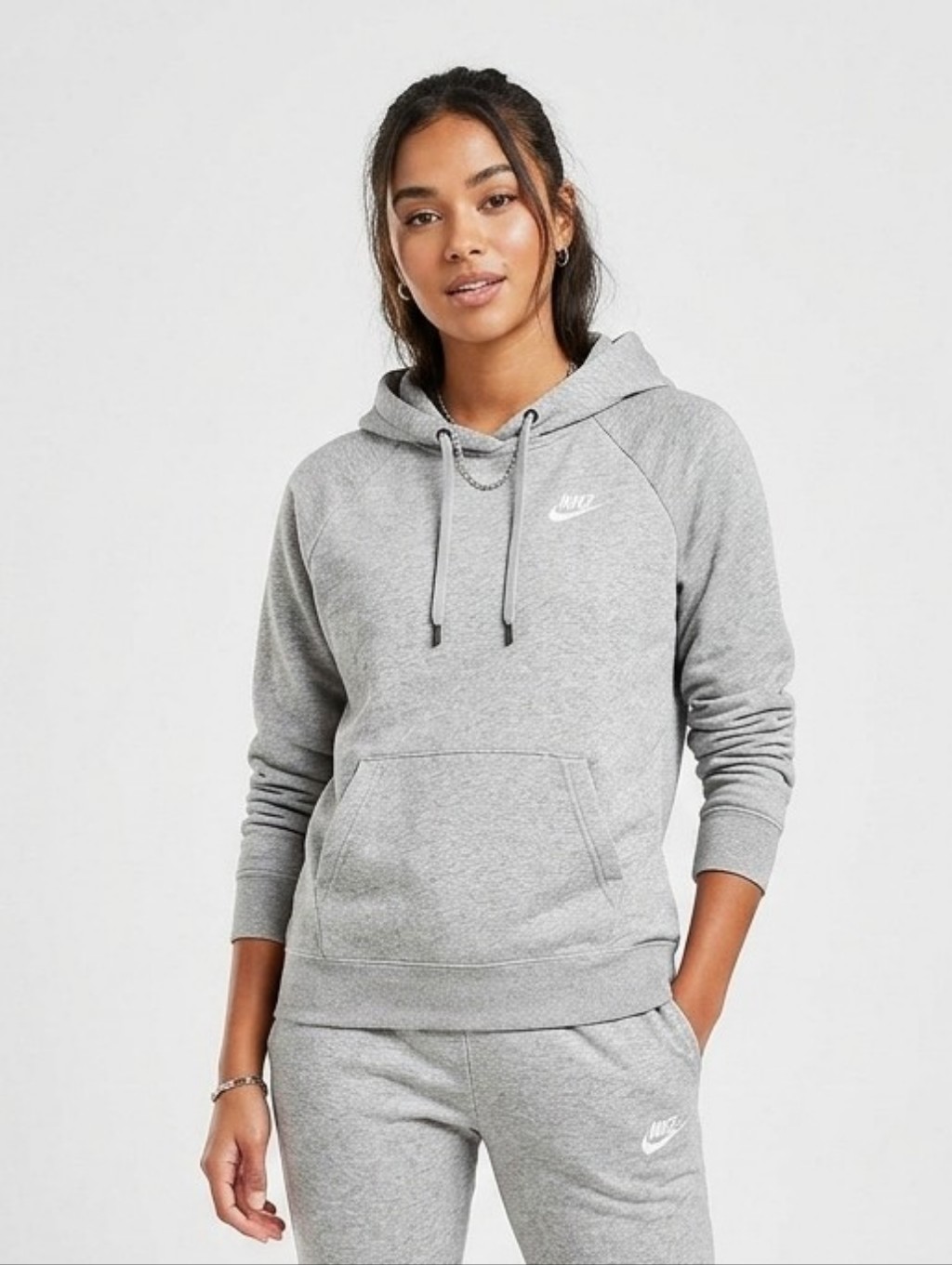 Nike Grey Heather Essential Hoodie